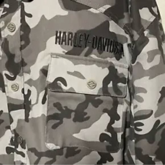 Harley Davidson HD Mens Operative CE Approved Riding Shirt Jacket 97152 4XL NEW - Picture 6 of 14